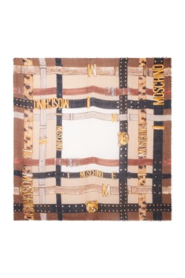square-logo-print-silk-shawl