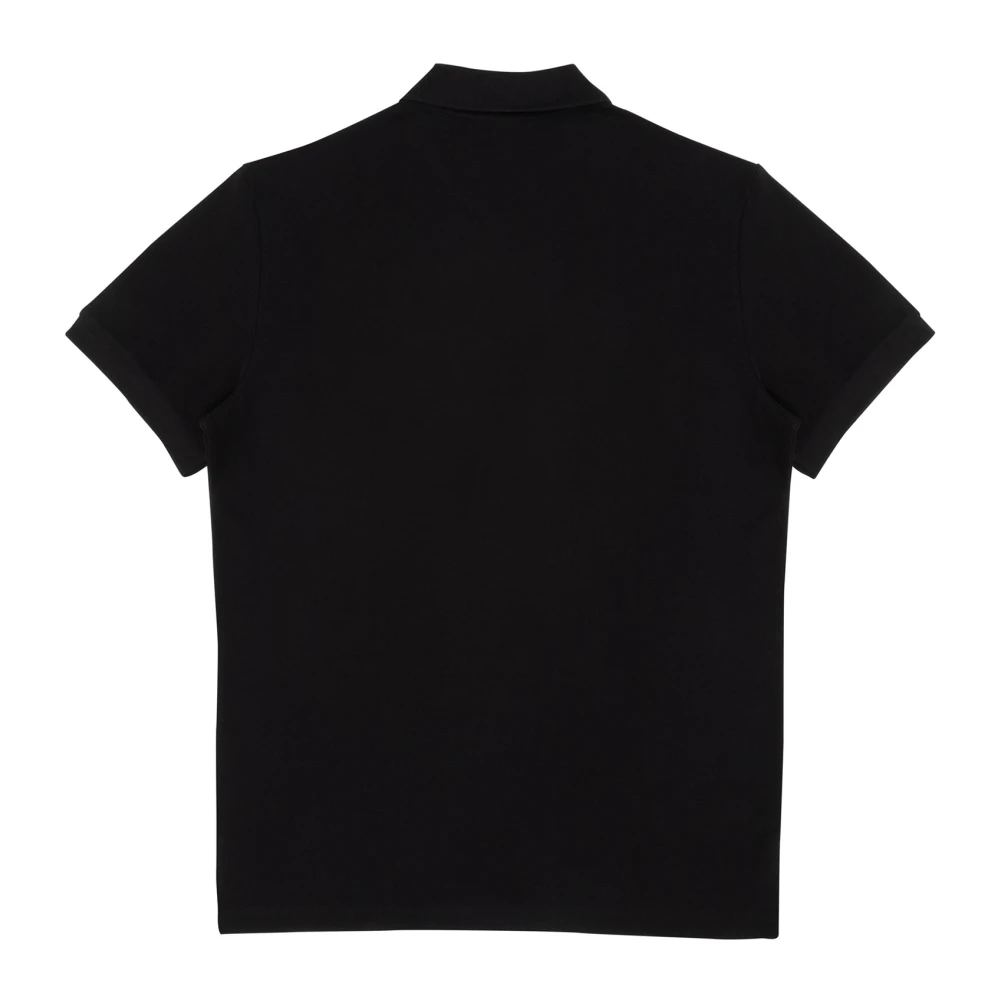 Versace Jeans Couture Abstract Multicolor Polo Shirt Black Heren