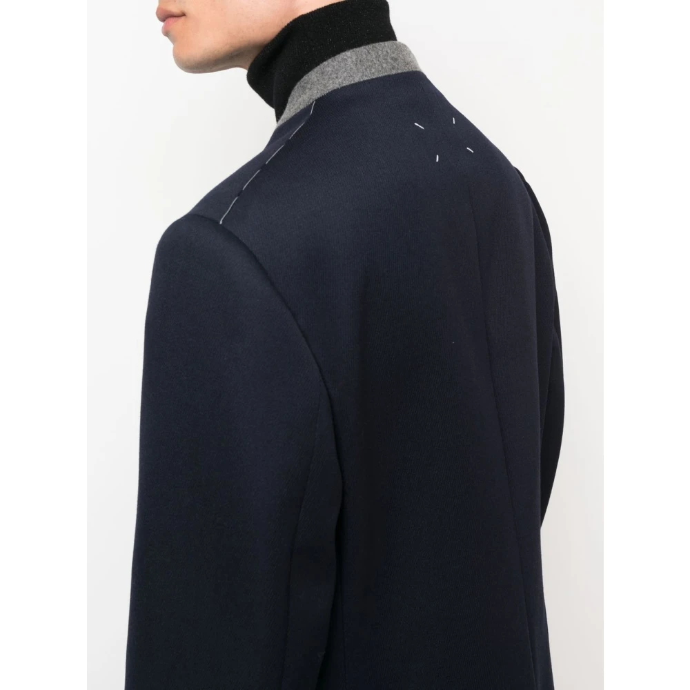 Maison Margiela Enkellange jassen Blue Heren