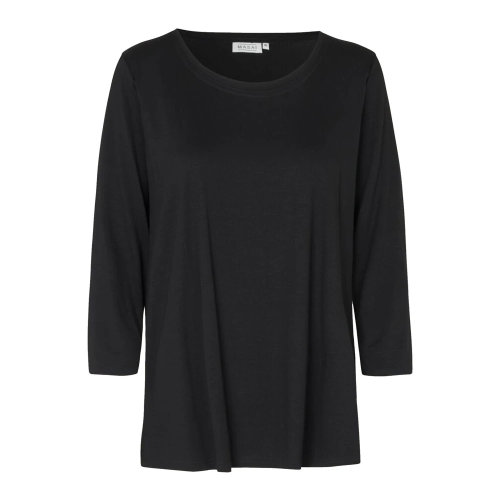 Masai Zachte en stijlvolle Macecille tops en t-shirts Black Dames