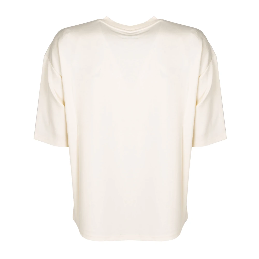 Fila Casual Ronde Hals Logo T-Shirt Beige Heren