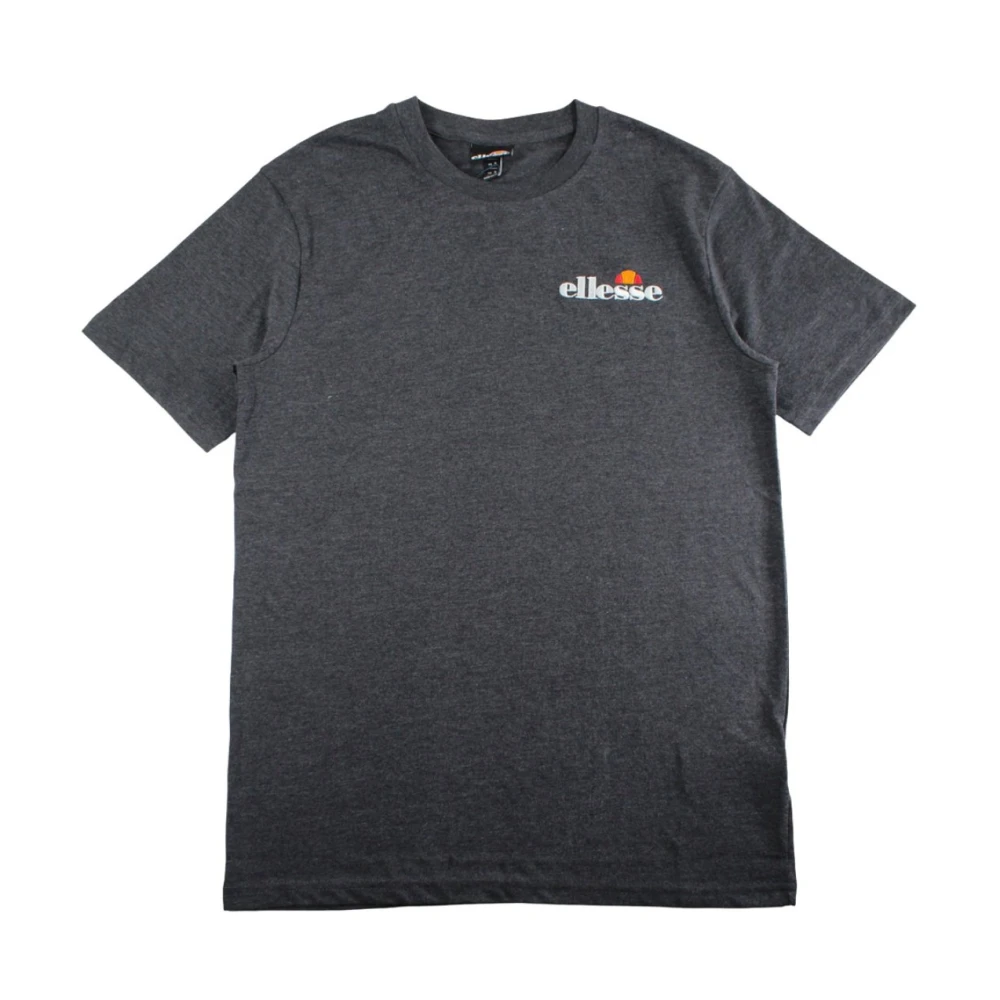 Ellesse Mannelijk Grijs Tops Heren, Xl, Katoen, T-Shirt Met Korte Mouwen