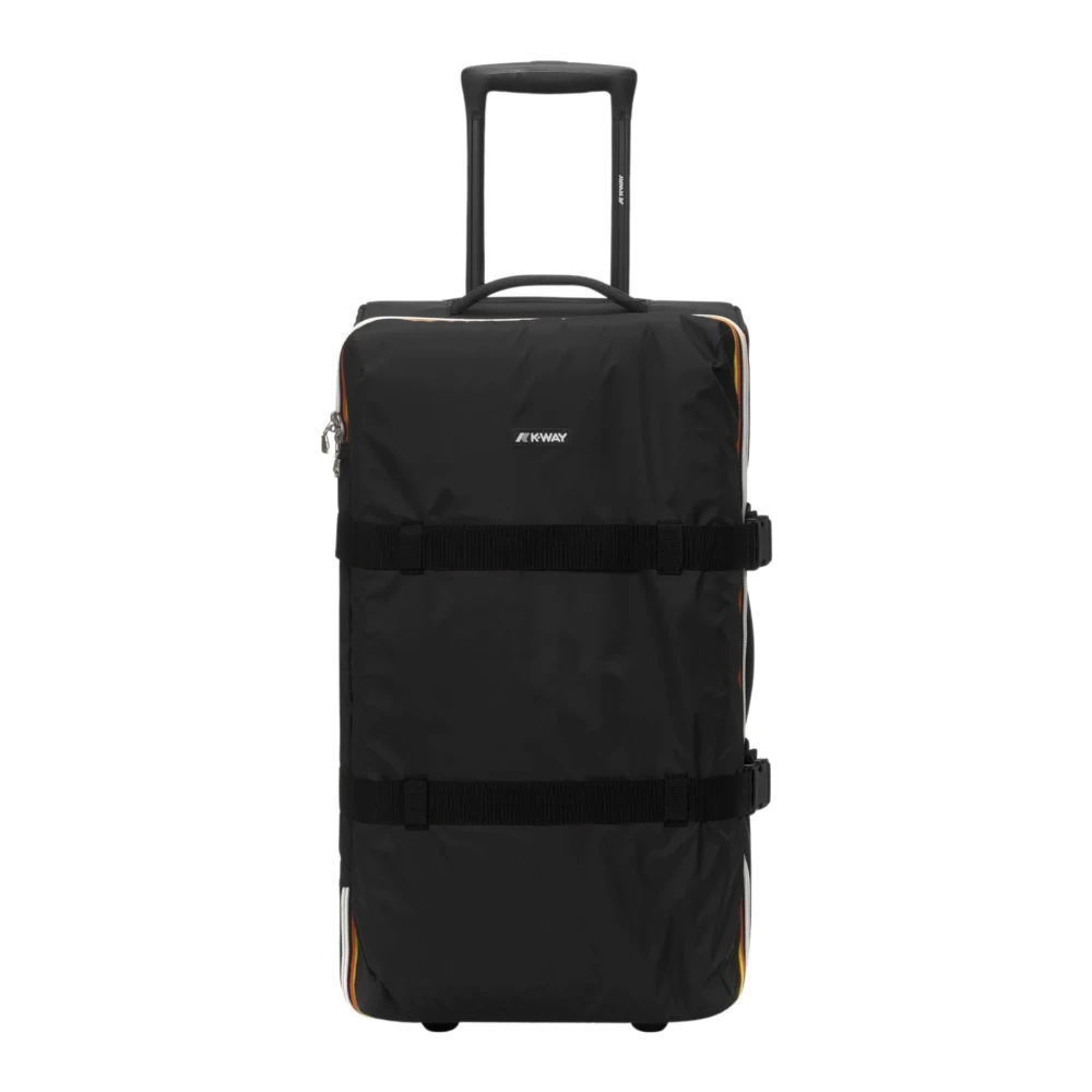 K-Way Unisex Nero Suitcases, M, New,