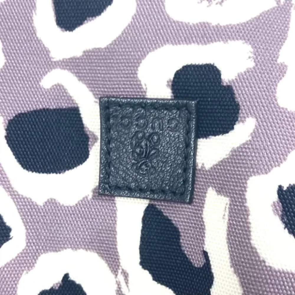 Gucci Vintage Pre-owned Canvas gucci-bags Purple Dames