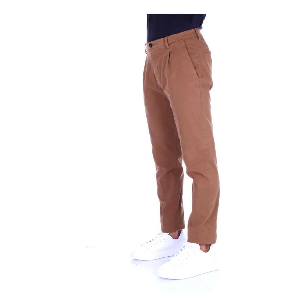 Briglia Bruine Broek met Rits en Knoop Brown Heren
