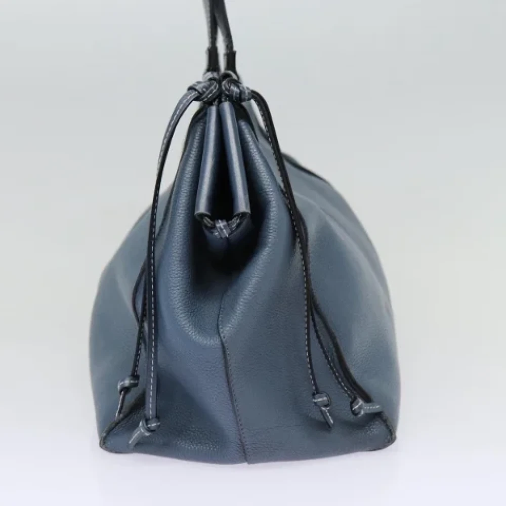 Loewe Pre-owned Leather totes Blue Dames