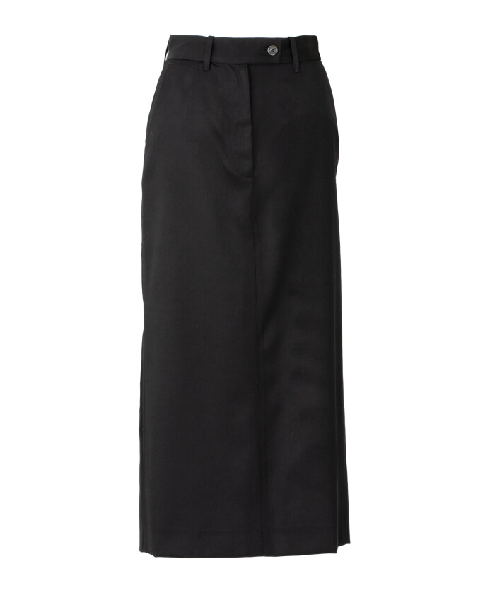 jupe-longue-en-laine-noire-avec-fente