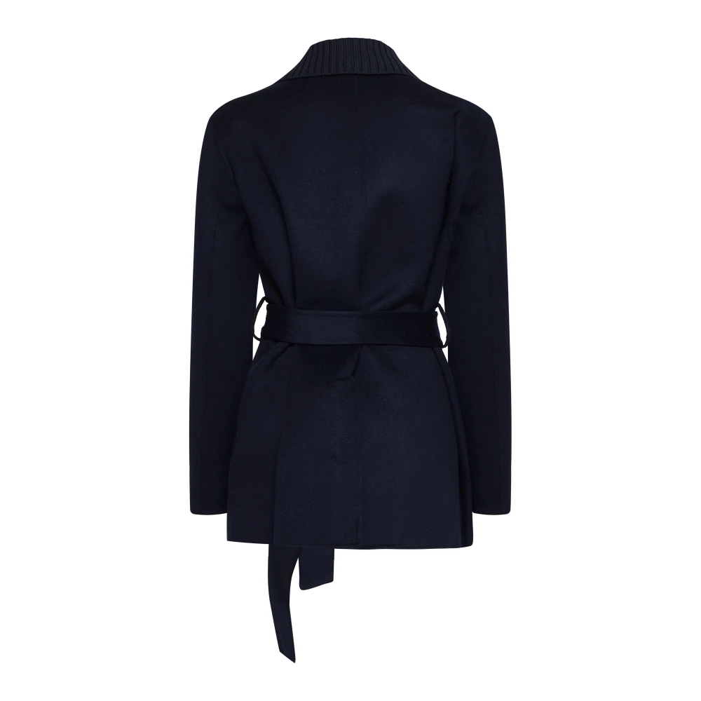 P.a.r.o.s.h. Blauwe Winterjassen Blue Dames