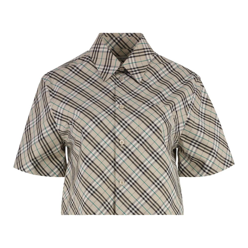Burberry Donna Grigio Camicette Xs, New,