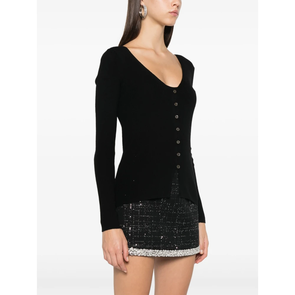 P.a.r.o.s.h. Zwarte Cardigan Trui Black Dames