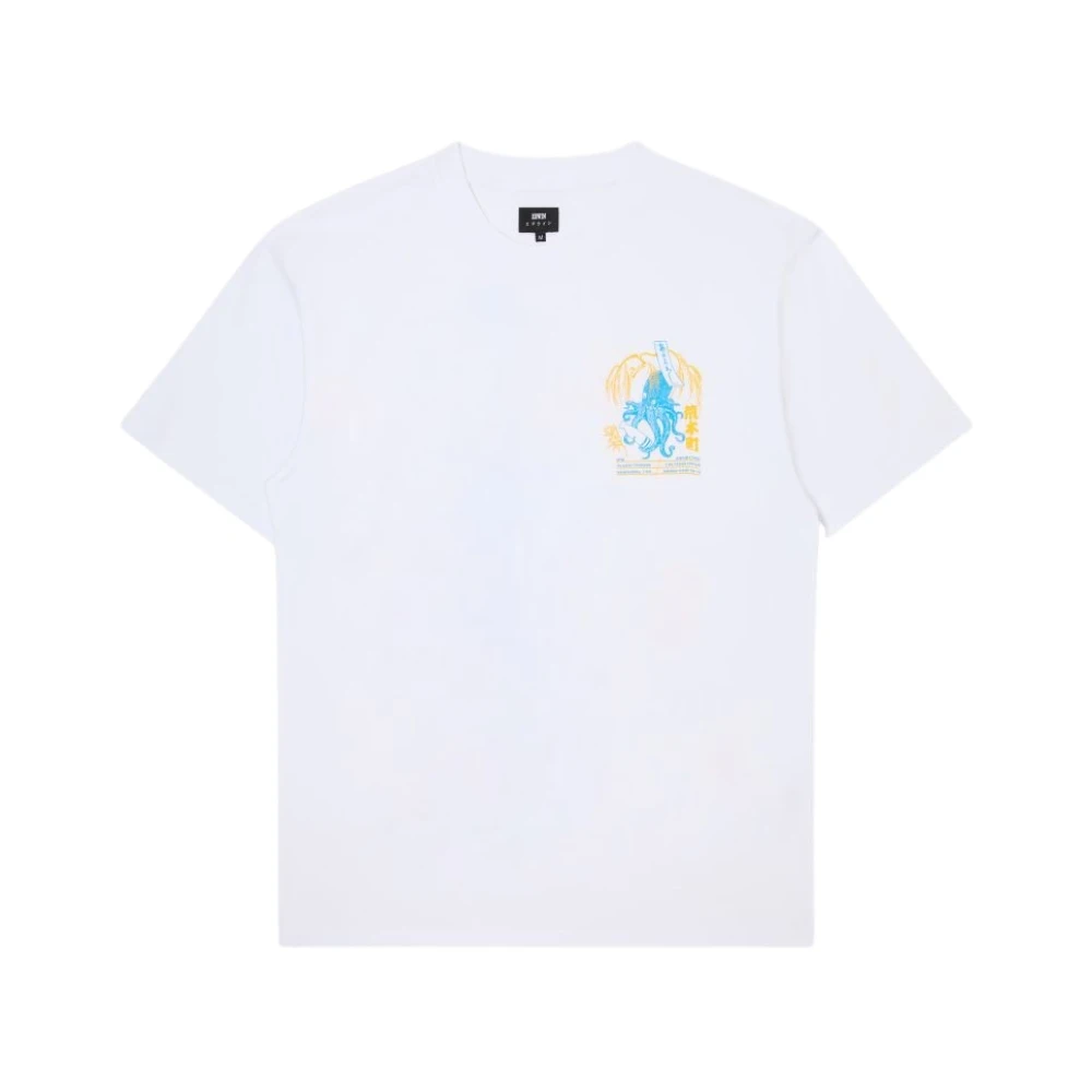 Edwin Drink Mood T-shirt Grijs Marl White Heren