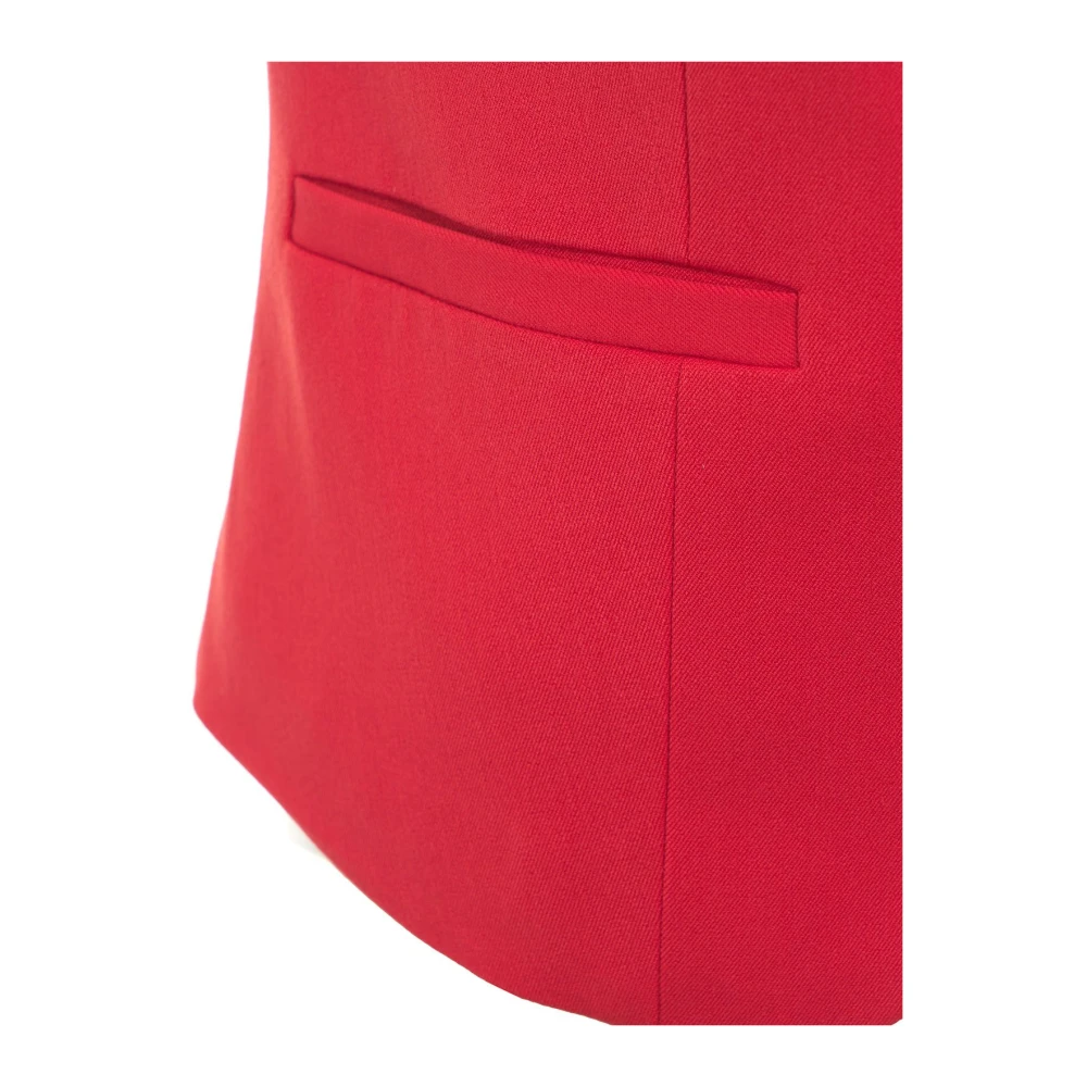 Staud Rode single-breasted blazer Brett Red Dames