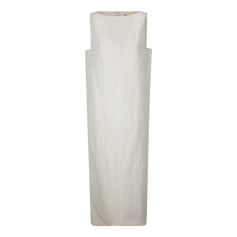 Khaite Elegante Martay Jurk voor Vrouwen Beige Dames