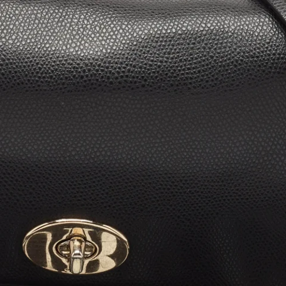 Coach Pre-owned Leather shoulder-bags Black Dames
