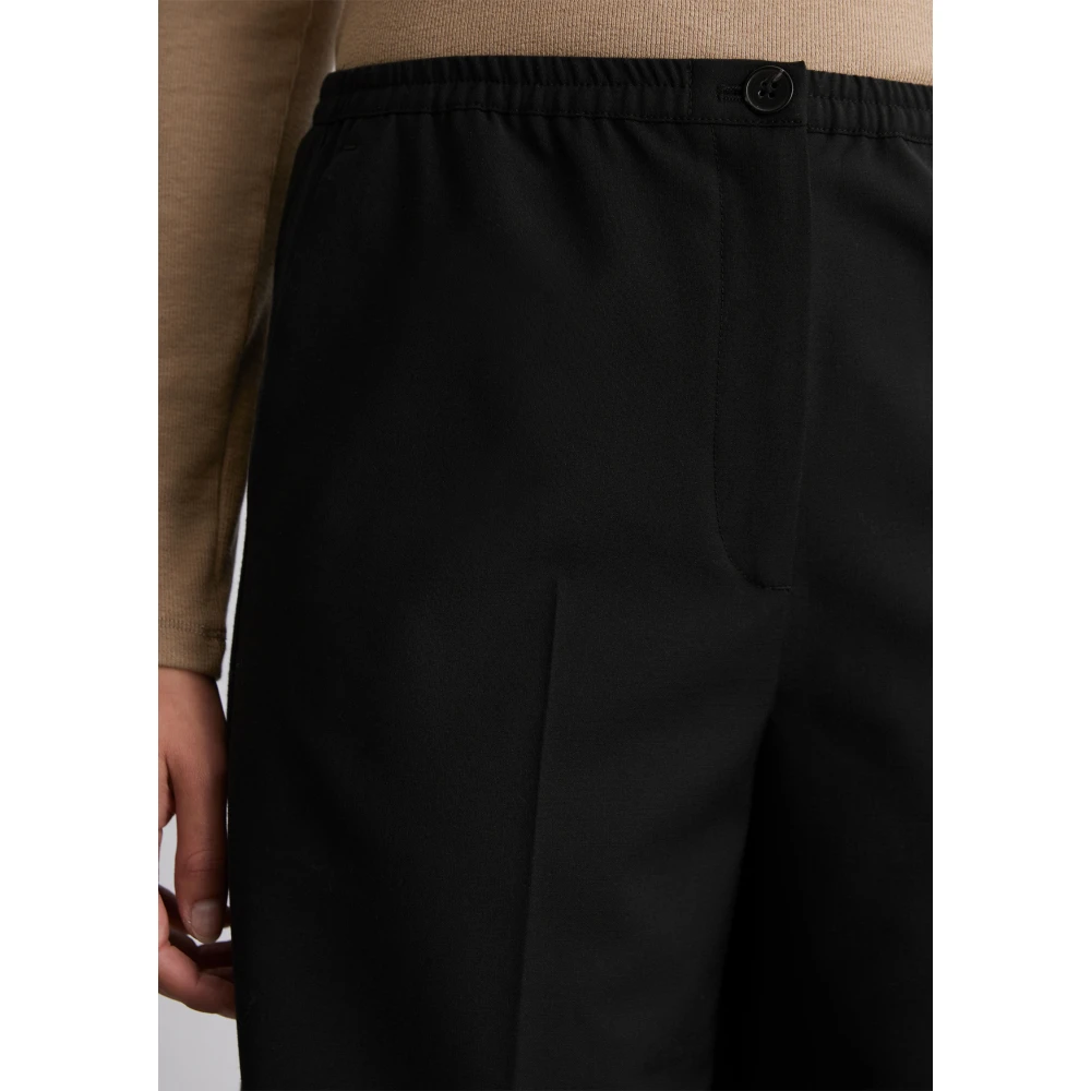 Marc O'Polo Op maat gemaakte broek recht Black Dames