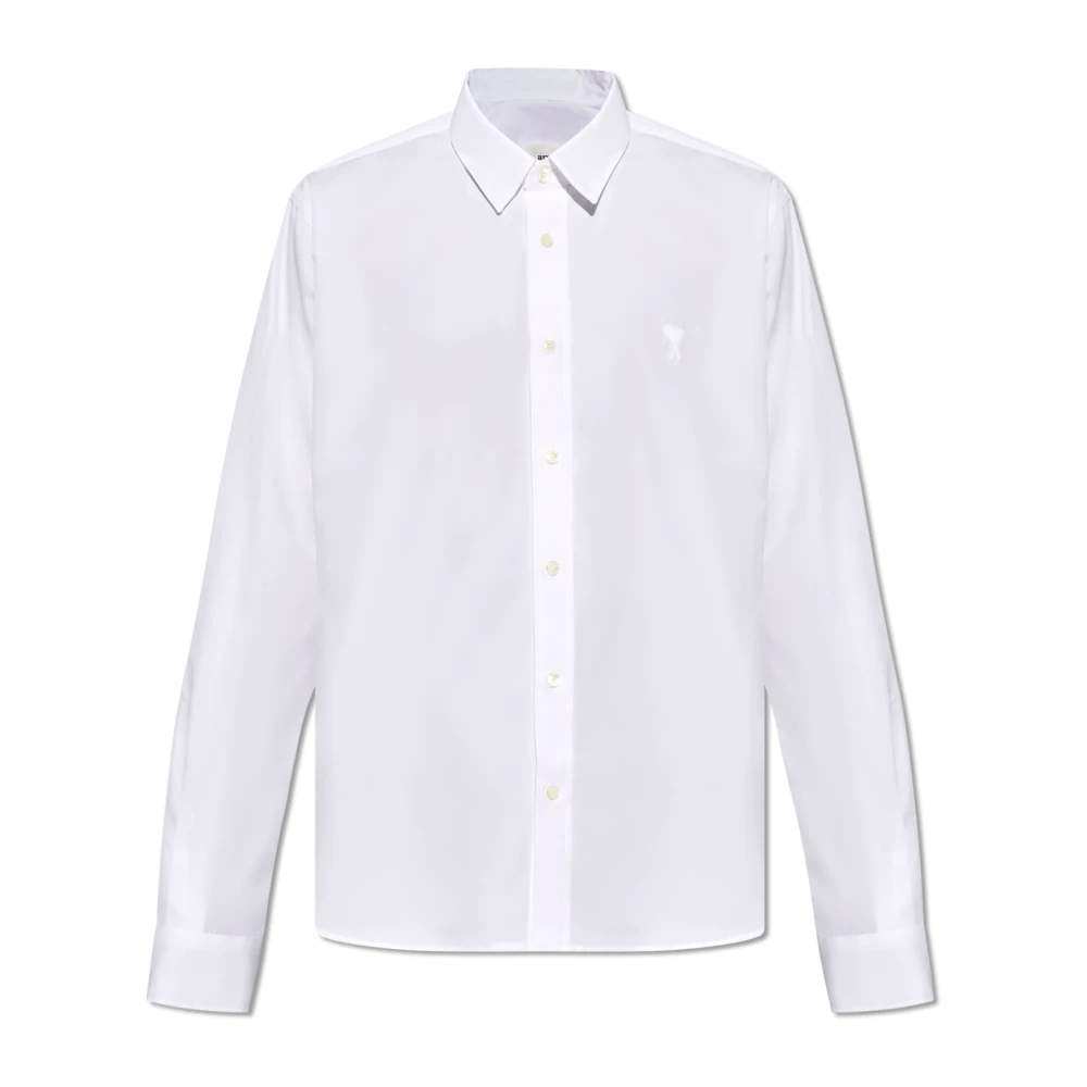 Ami Paris Overhemd met logo White Heren