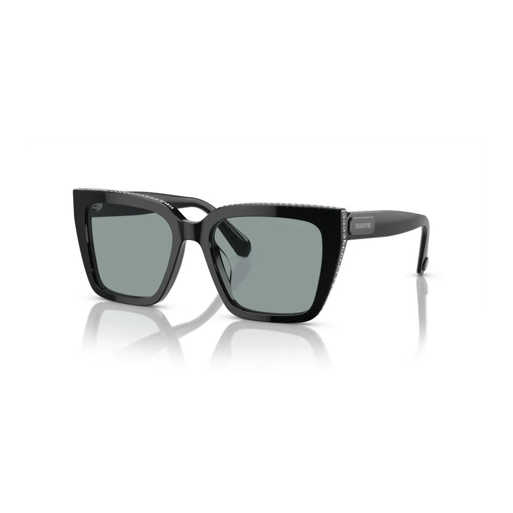 Swarovski Women's Black Sunglasses, 54 Mm, Sunglasses