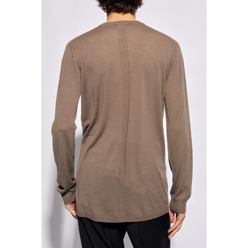 Rick Owens Wollen trui Brown Heren