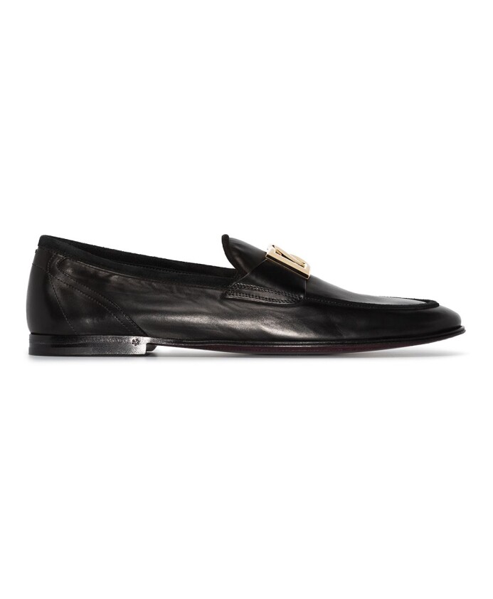 mocassins-en-cuir-noir-avec-plaque-interlocking-dg