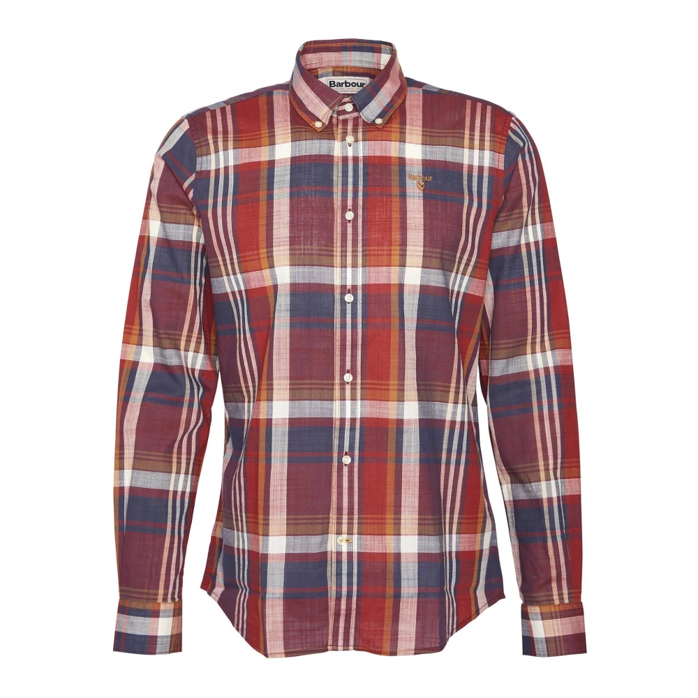 Barbour Rood Tailored Overhemd Multicolor Heren