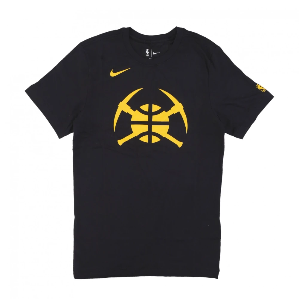 Nike NBA City Edition Logo Tee Black Heren