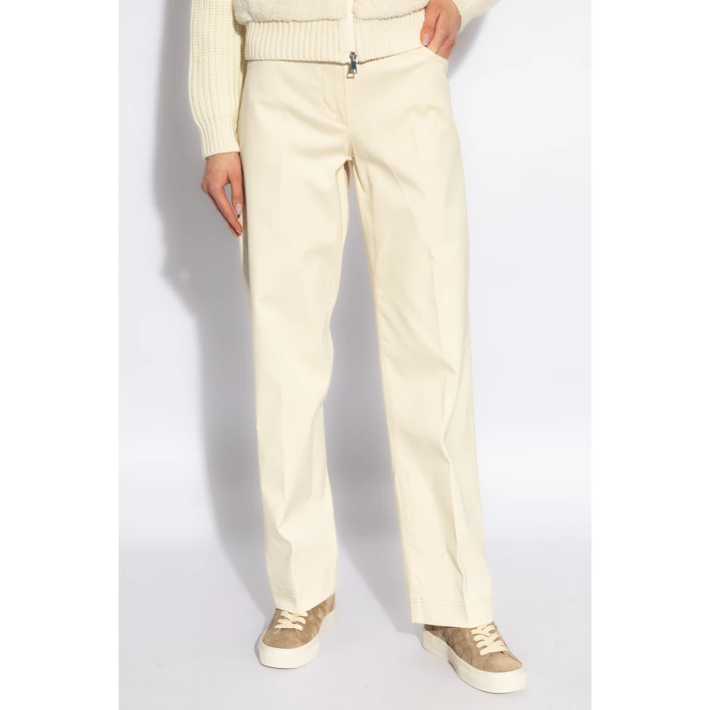 Moncler Katoenen broek Beige Dames