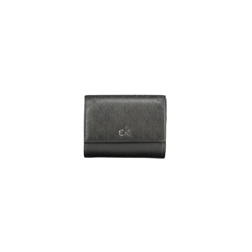 Calvin Klein Women's Black Wallets & Cardholders, One Size, Rfid Wallet With Dual Compartments
