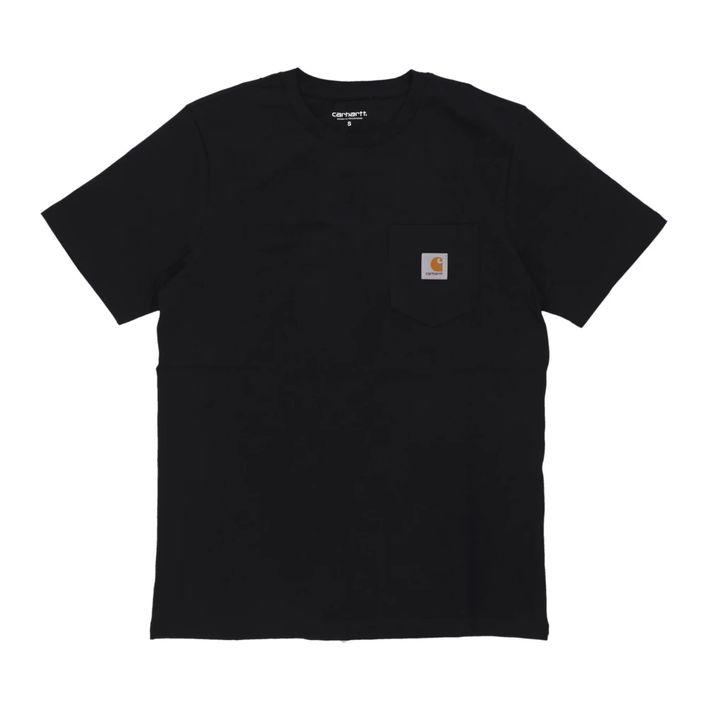 Carhartt WIP Zwarte Pocket Tee Streetwear Shirt Black Heren