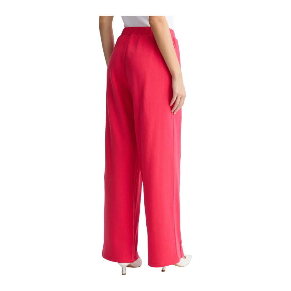 Liu Jo Rode Katoenmix Joggingbroek Red Dames