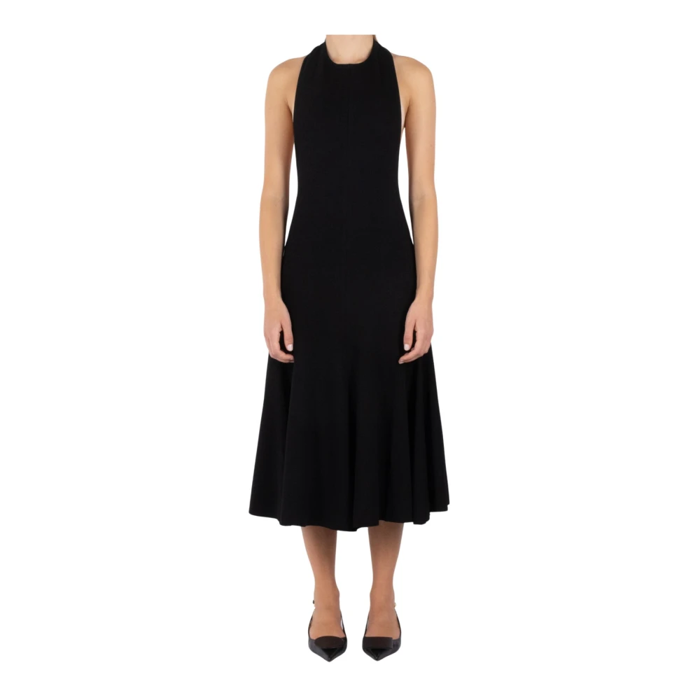 Jacquemus Zwarte Feestjurk Favola Silhouet Black Dames