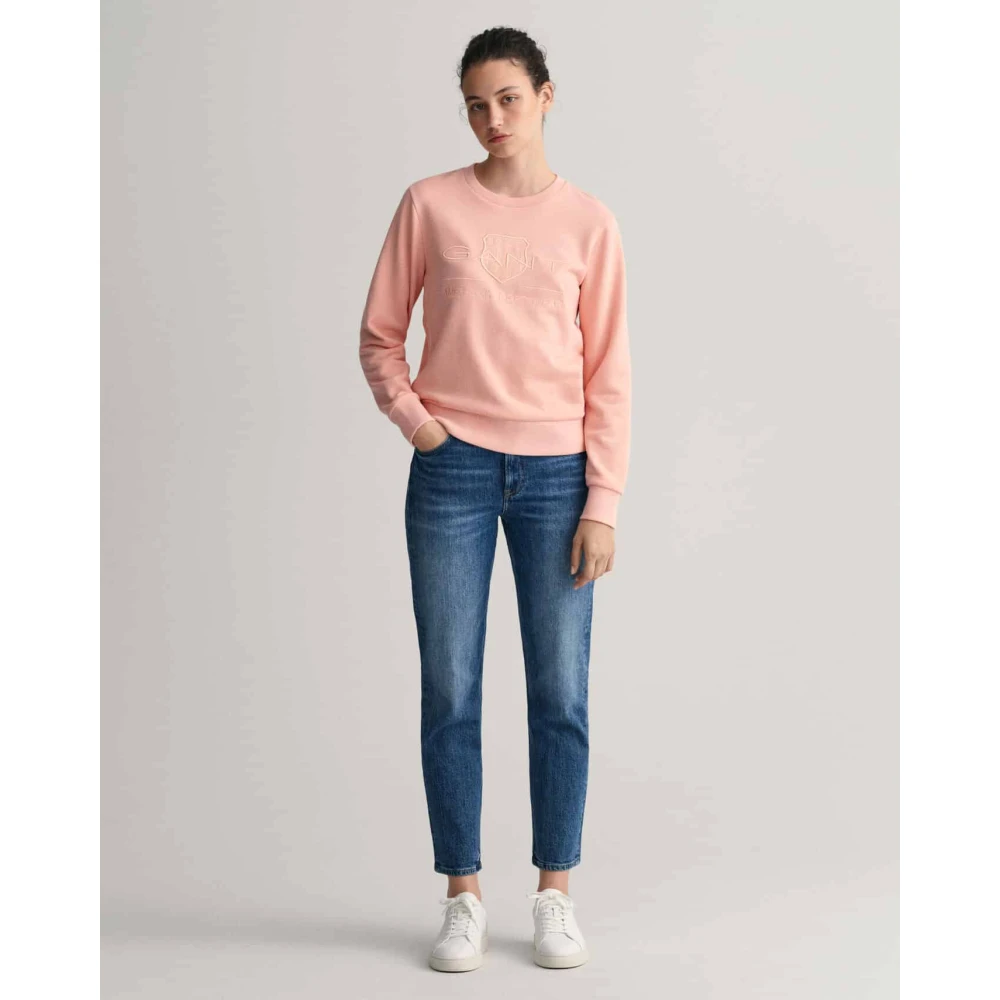Gant Sweatshirts Orange Dames