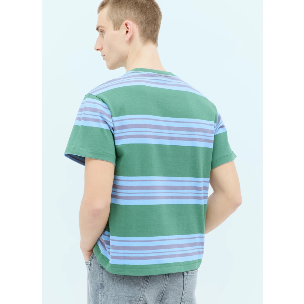 Brain Dead Gestreept Zak T-shirt Multicolor Heren