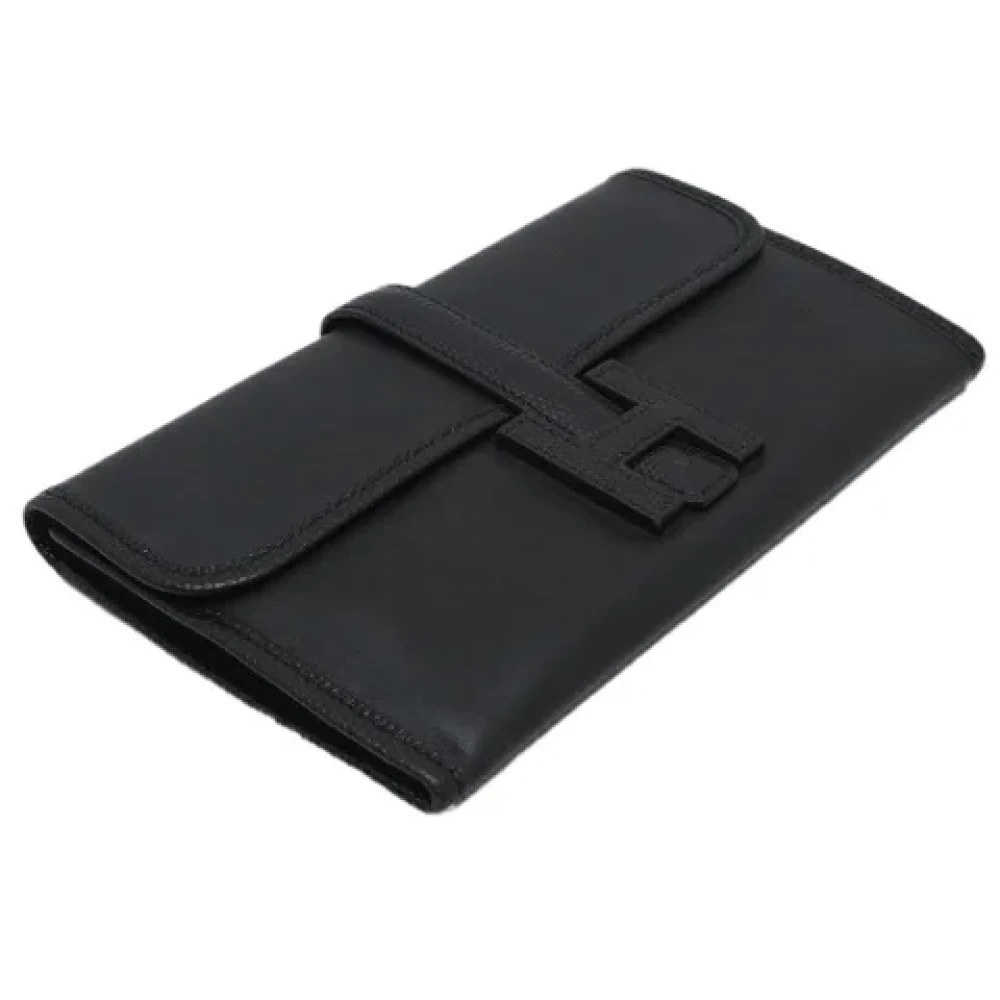 Hermès Vintage Pre-owned Fabric clutches Black Dames