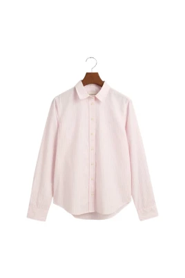 Regular Fit Striped Poplin Shirt