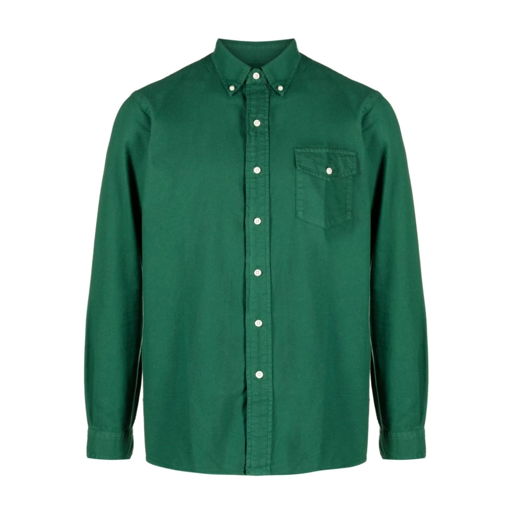 Ralph Lauren Jade Groen Katoenen Overhemd met Knopen Green Heren