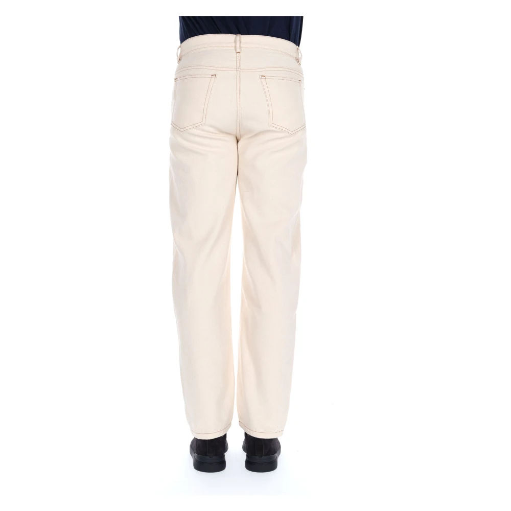 A.p.c. Jeans Straight Bleu Beige Heren