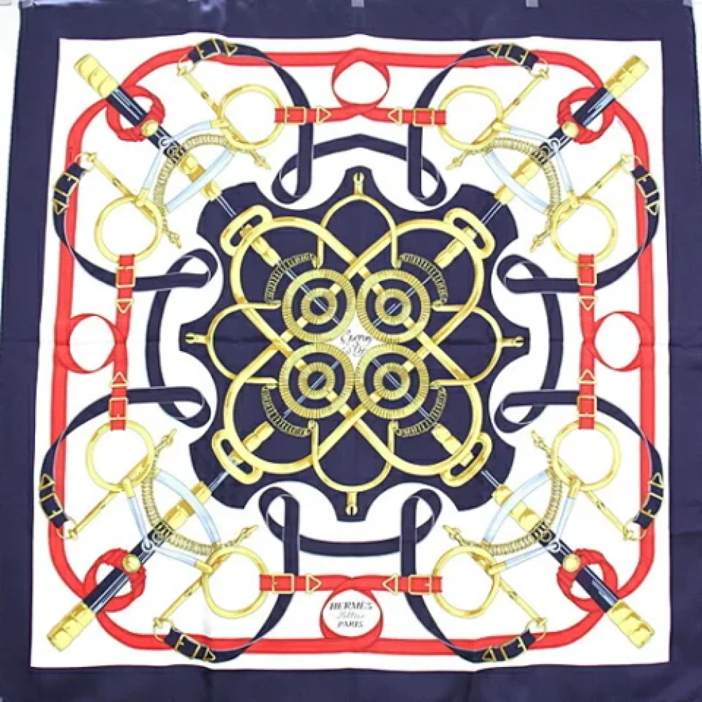 Pre-owned > Pre-owned Accessories > Pre-owned Scarves - - Hermès Vintage - Modalova