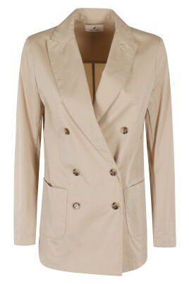 kamel-blazer-letvaegts-bomuld-uforet