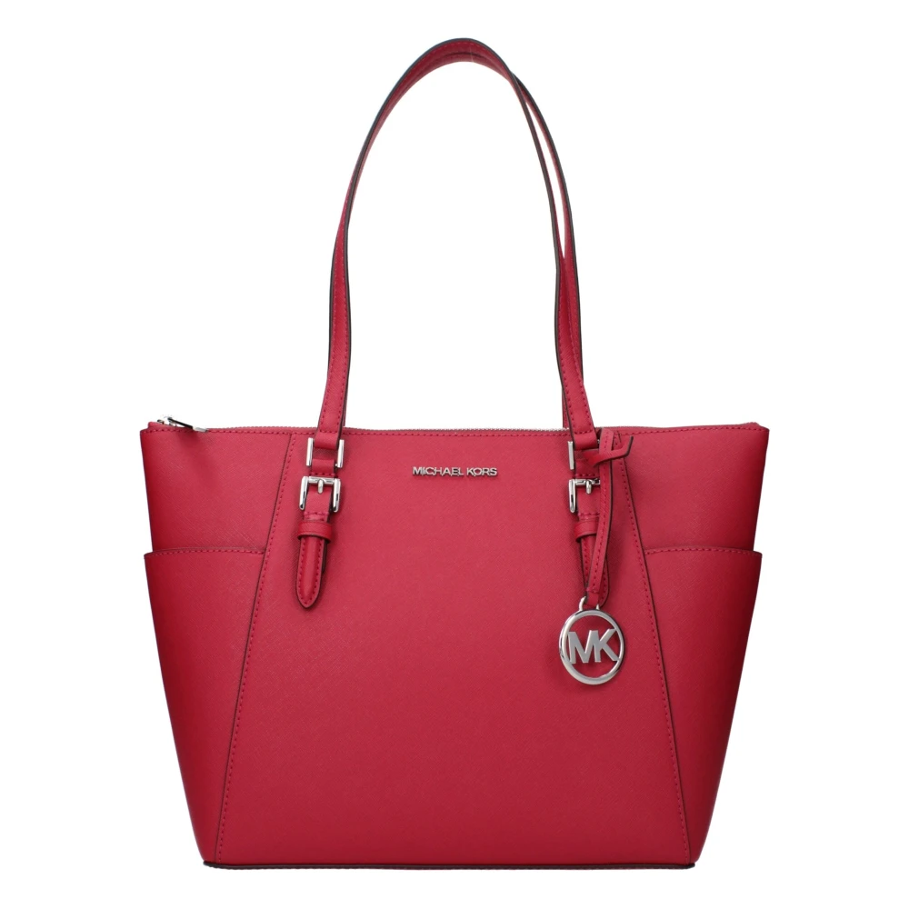 Michael Kors Women's Red Charlotte Tote Bag