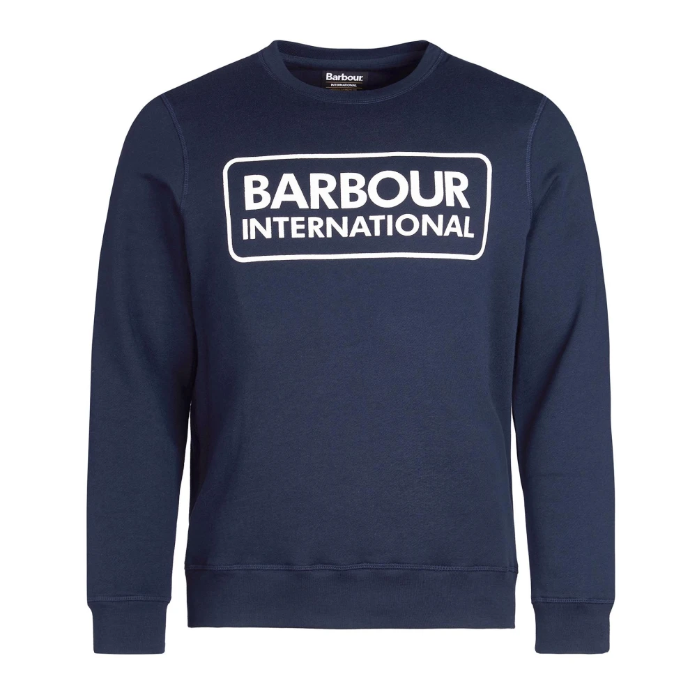 Barbour Groot Logo Sweatshirt Blue Heren