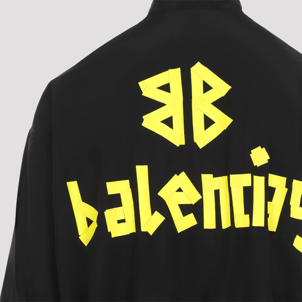 Balenciaga Zwarte jas voor mannen Aw24 Black Heren