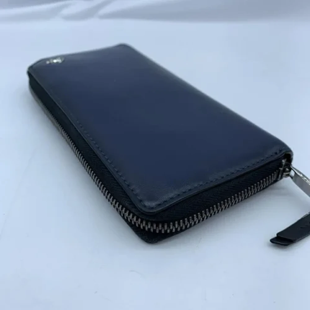 Jimmy Choo Pre-owned Leather wallets Blue Dames