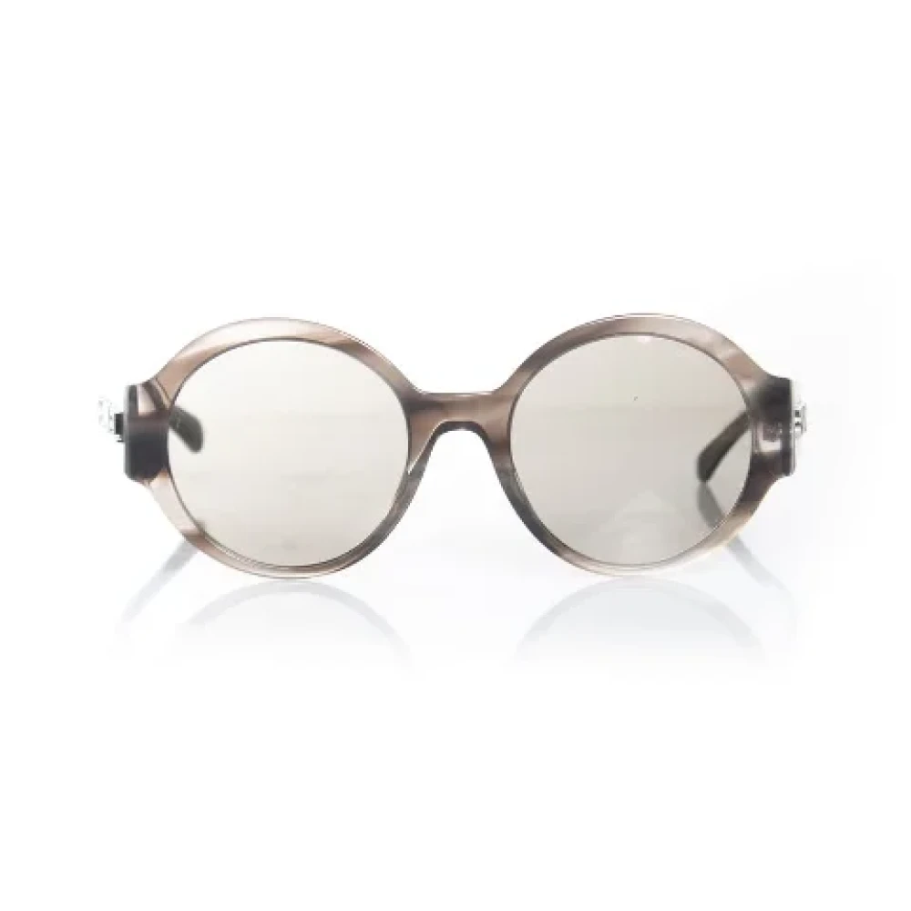 Chanel Vintage Pre-owned Plastic sunglasses Gray Dames
