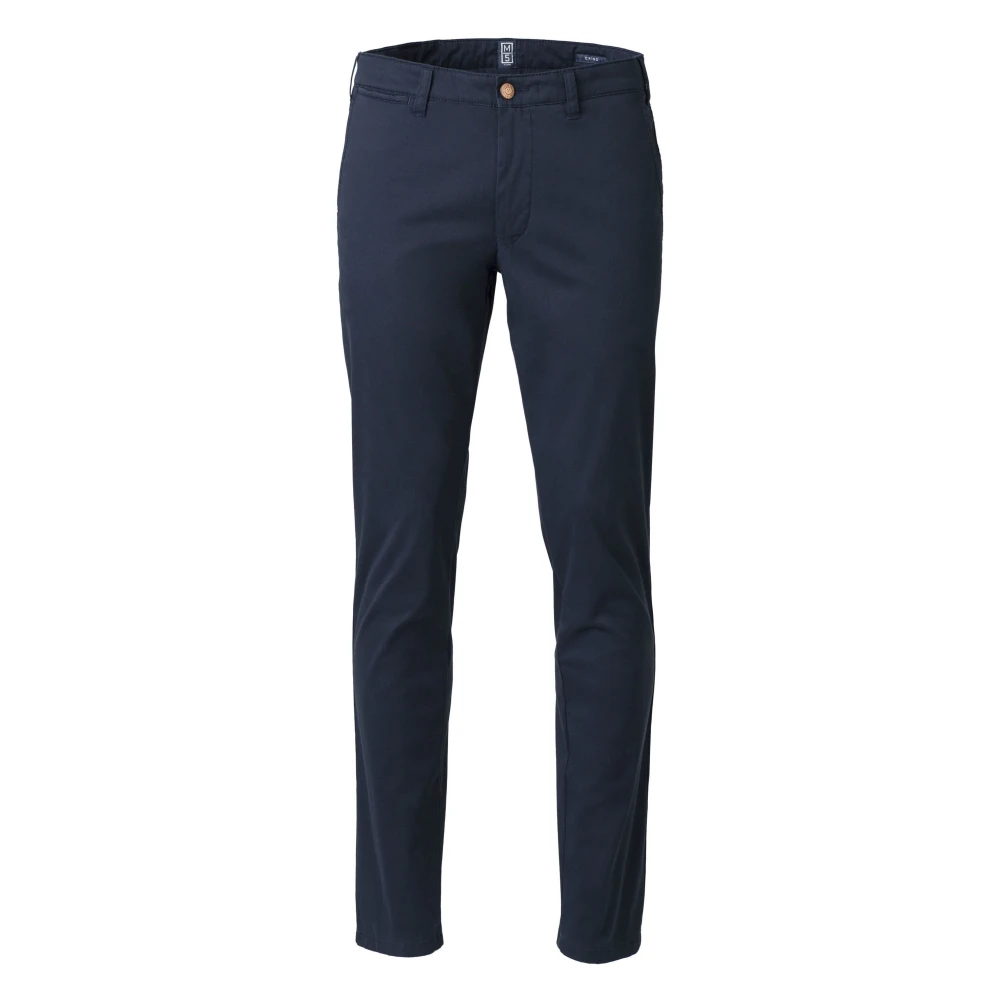 Meyer Men's Blue Chinos, W28, Eco-Friendly Chino In Various Colors