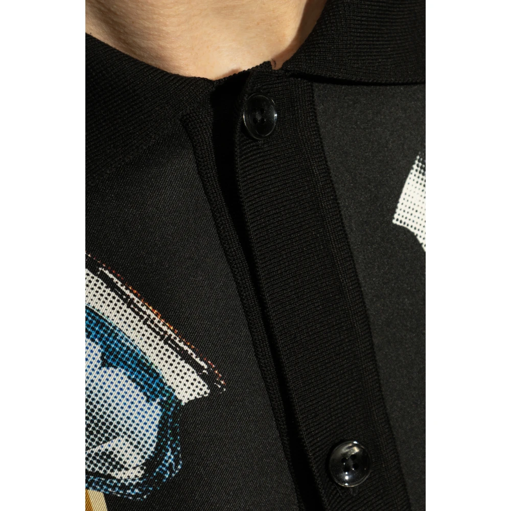 Dolce & Gabbana Gestreept overhemd Black Heren
