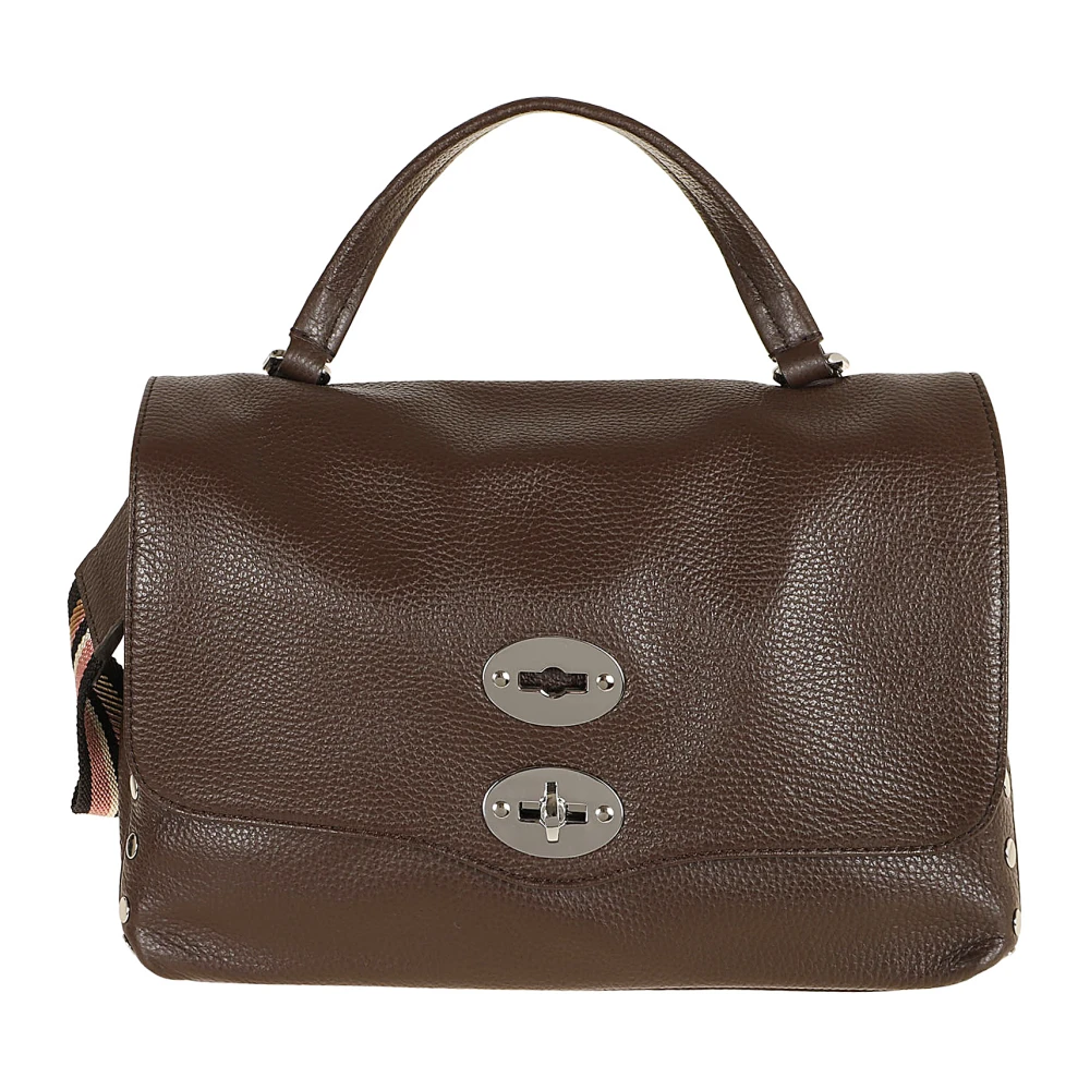 Zanellato Bruine Schoudertas Elegant Ontwerp Brown Dames
