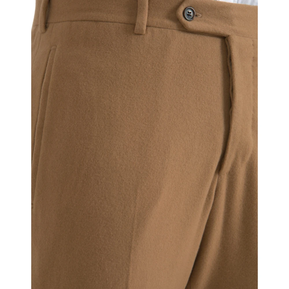 Prada Beige Kasjmier Heren Pantalons Beige Heren