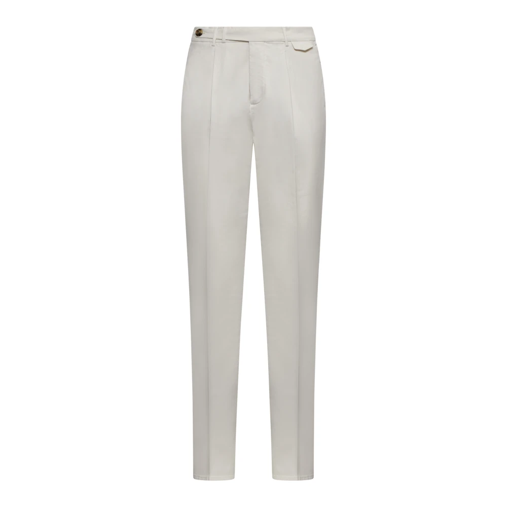 BRUNELLO CUCINELLI Ivoor Broek voor Stijlvolle Look Beige Heren
