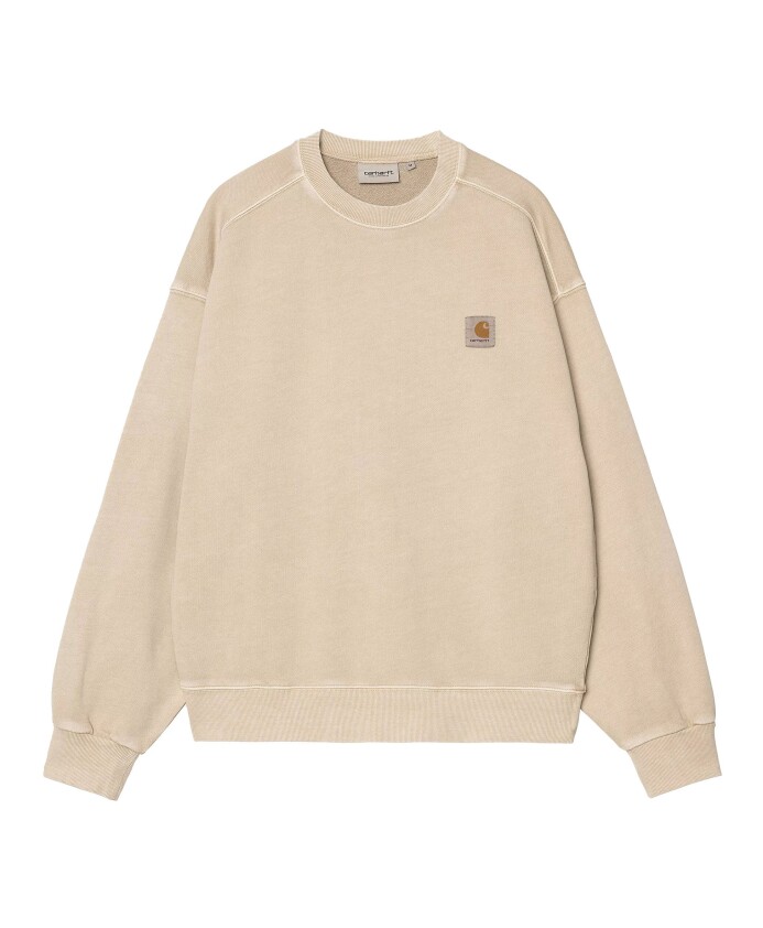 sweatshirt-beige-en-coton-a-manches-longues