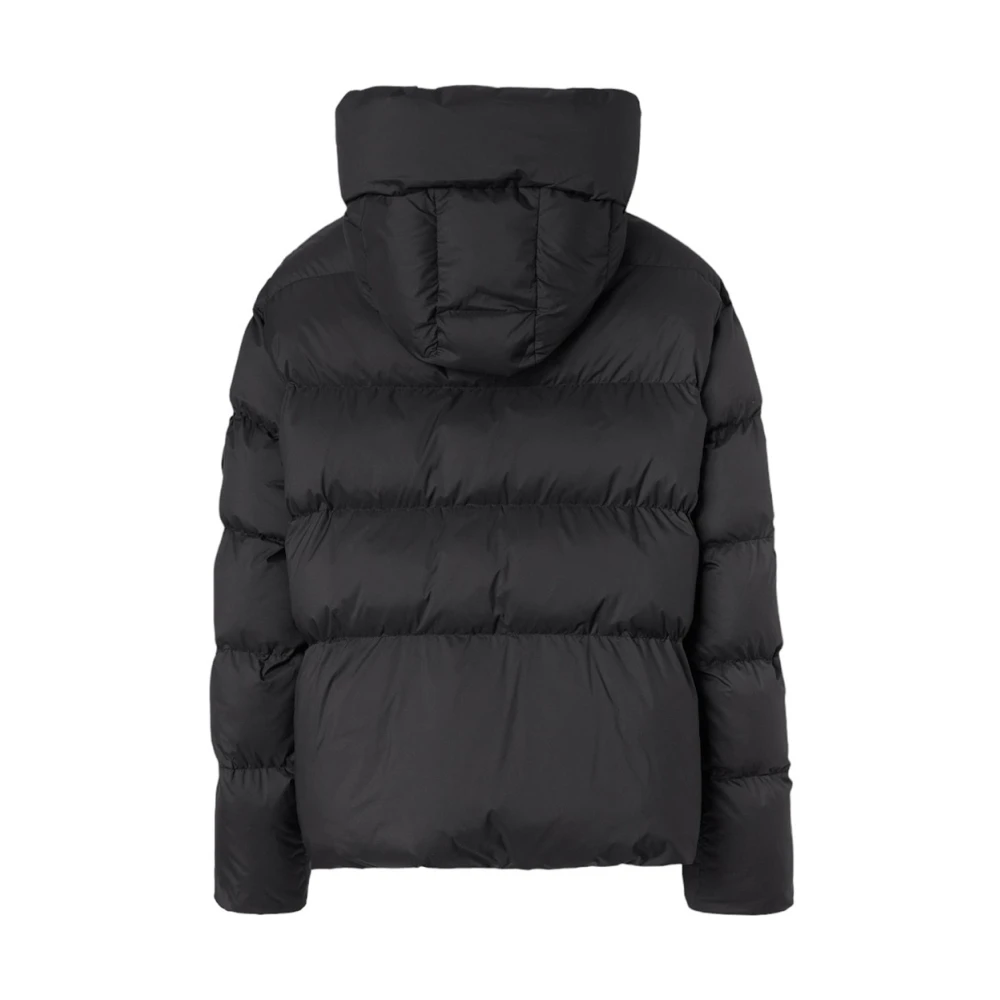 pinko Gewatteerde technische stofjas in zwart Black Dames